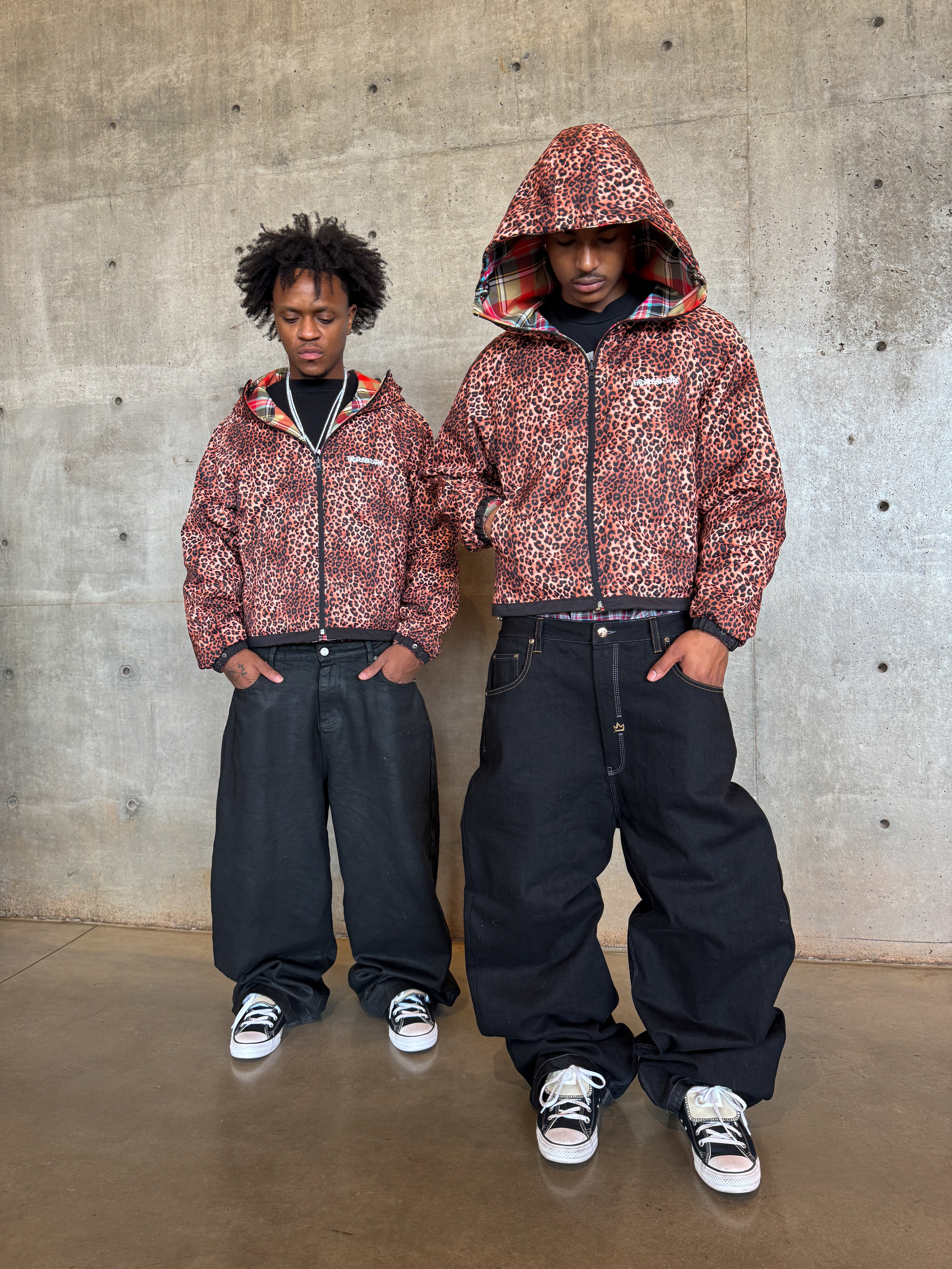 “OLDNEWS” Reversible Raincoat