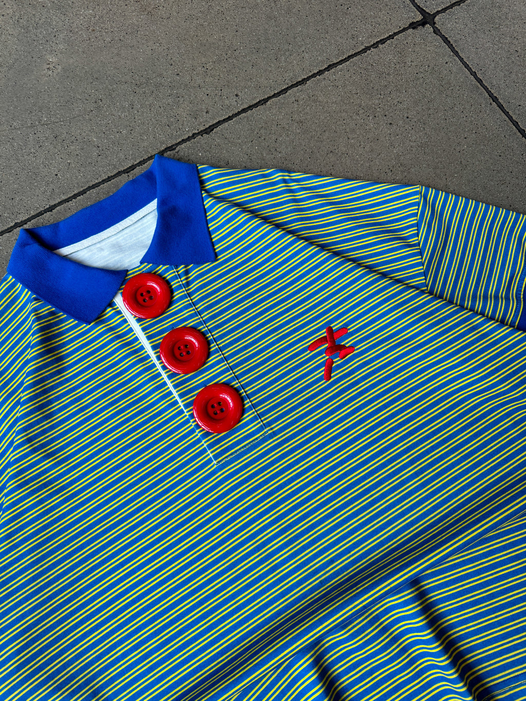 “IT’SALOT” Blue Polo