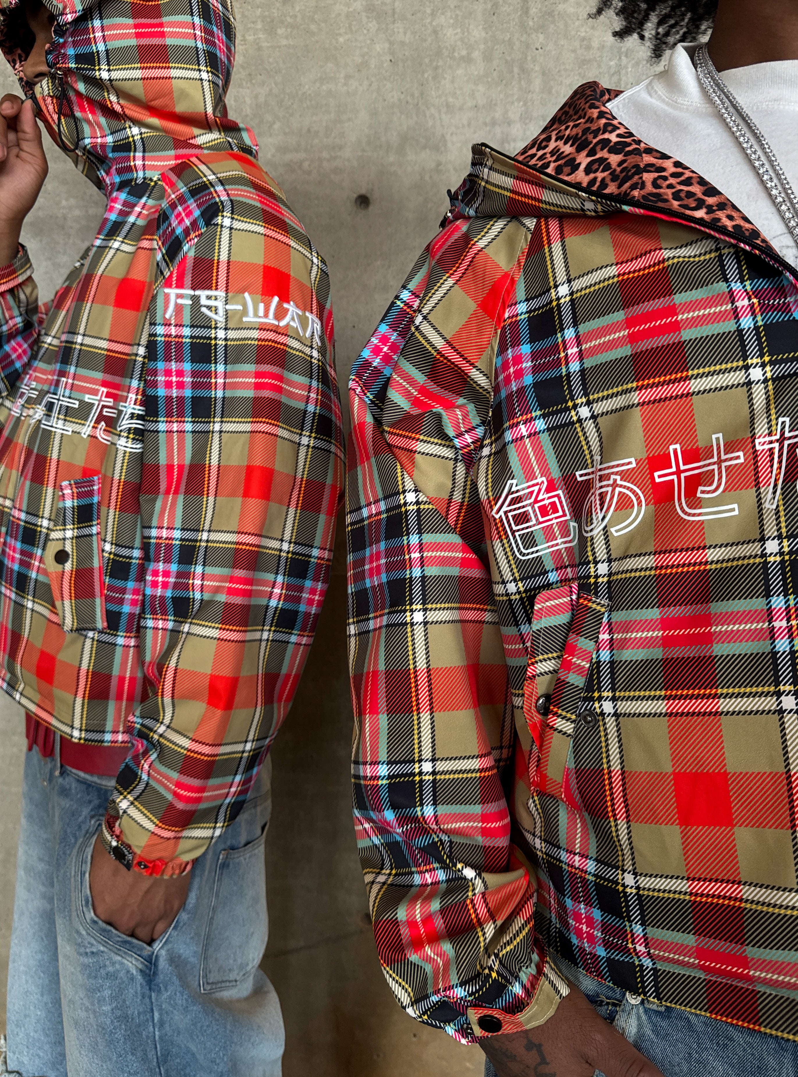 “OLDNEWS” Reversible Raincoat
