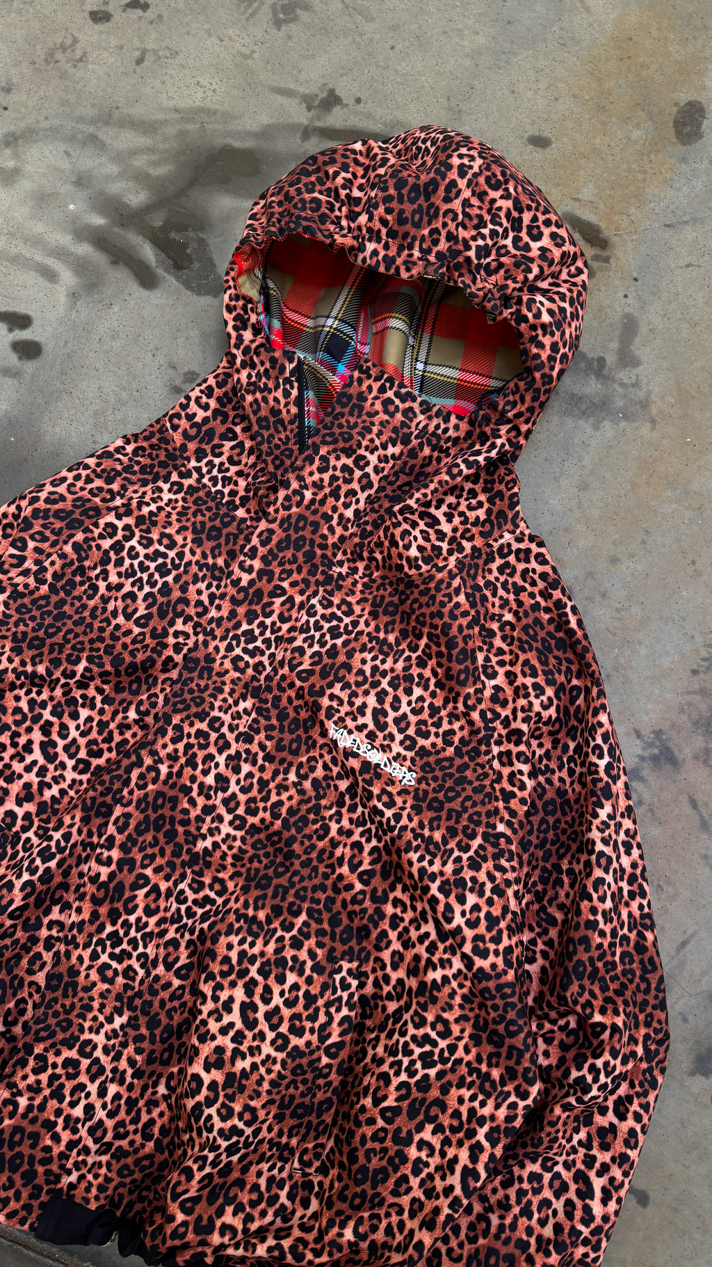 “OLDNEWS” Reversible Raincoat