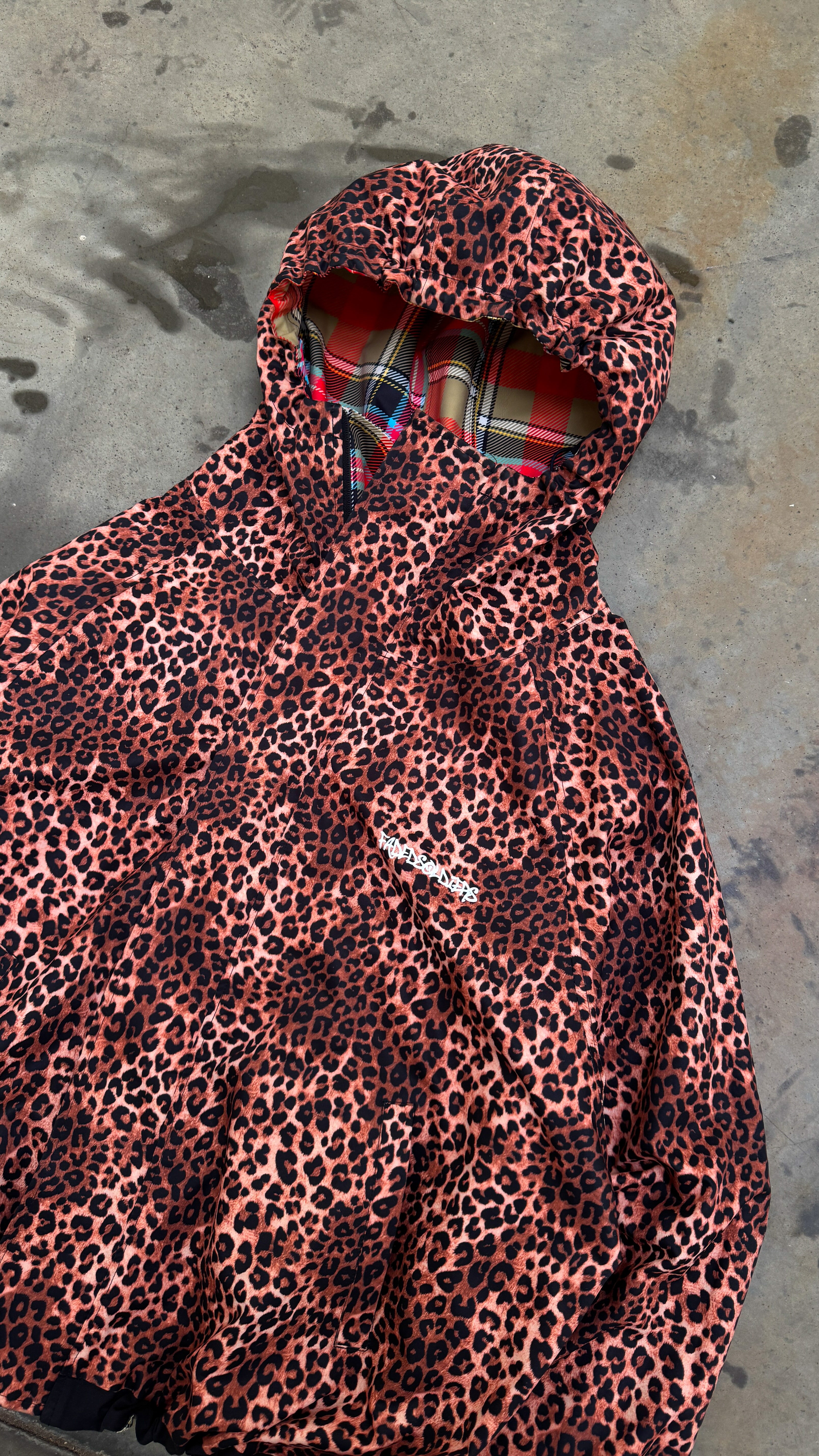 “OLDNEWS” Reversible Raincoat