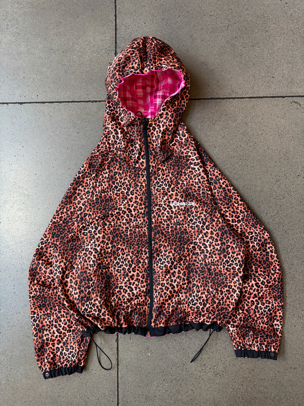 “OLDNEWS” Reversible Raincoat ( PINK )