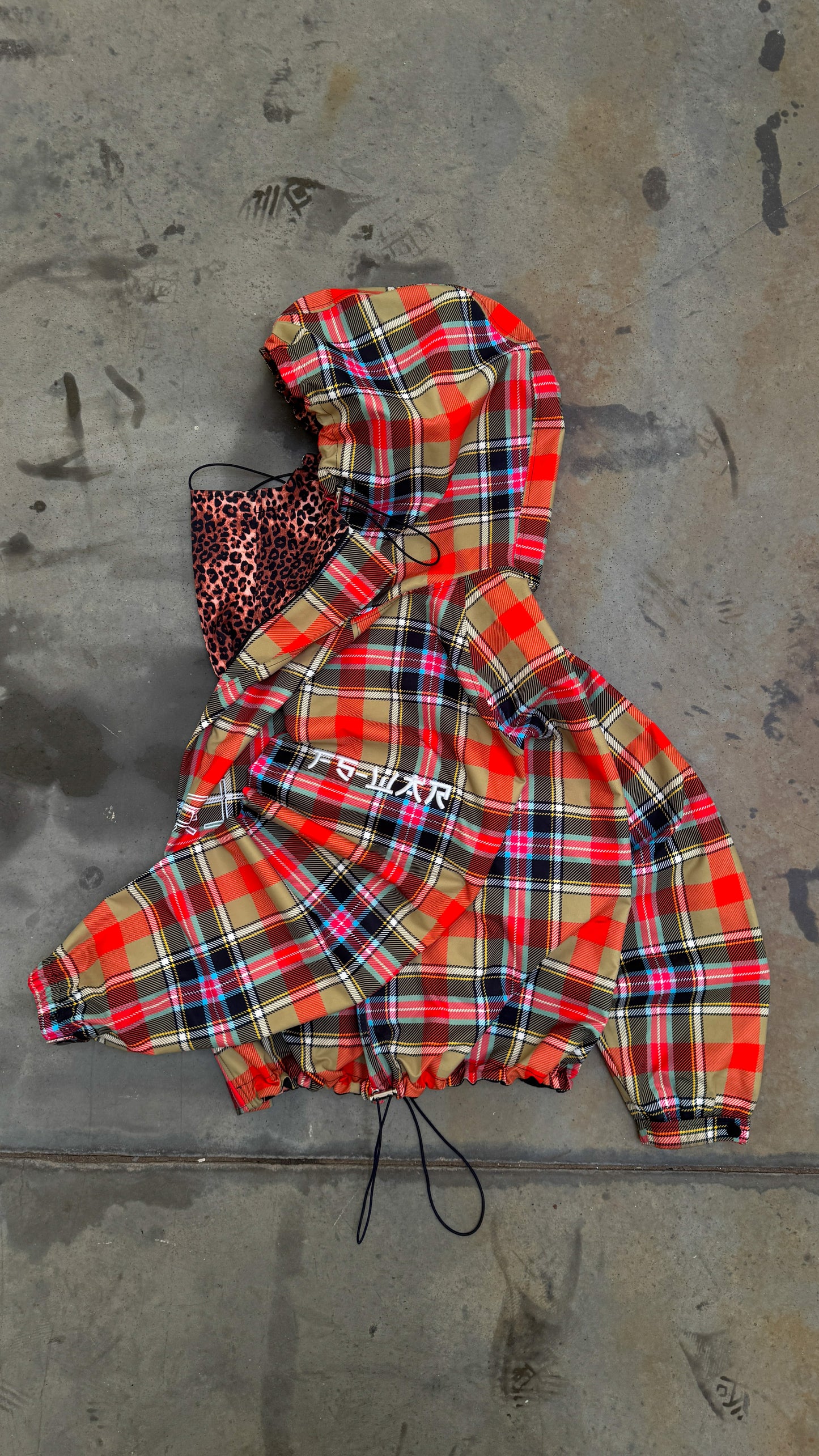 “OLDNEWS” Reversible Raincoat