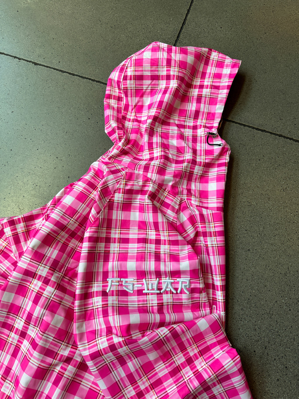 “OLDNEWS” Reversible Raincoat ( PINK )